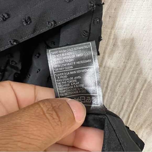 BB Dakota Lolita Swiss Dot Romper in black size 4 - Picture 5 of 7